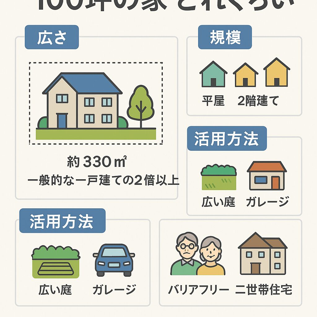 100坪の家 どれくらい住みやすい?広さ比較と理想の暮らし方紹介 | 理想のマイホーム計画|家づくりがわかる情報サイト