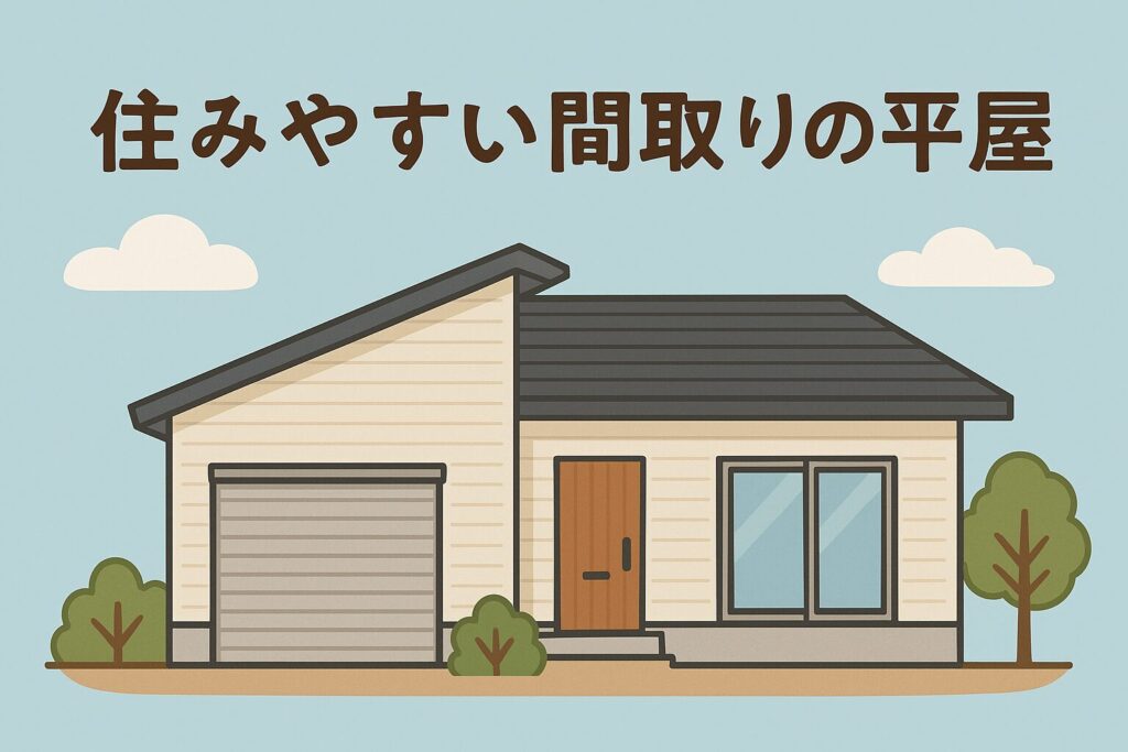 住みやすい間取りの平屋とは？