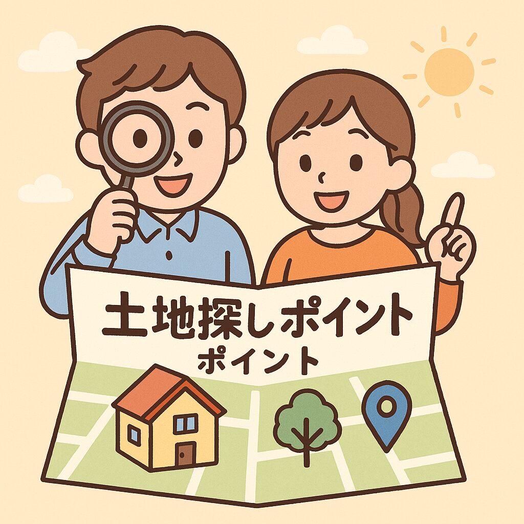 新築の土地探しのポイント