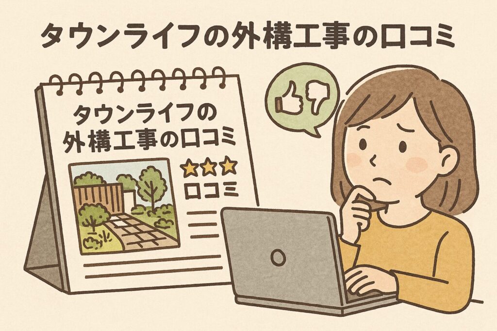 タウンライフの外構工事口コミ