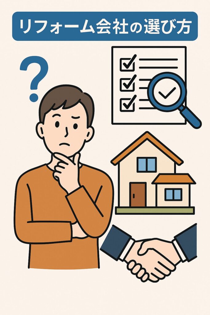 リフォーム会社の選び方