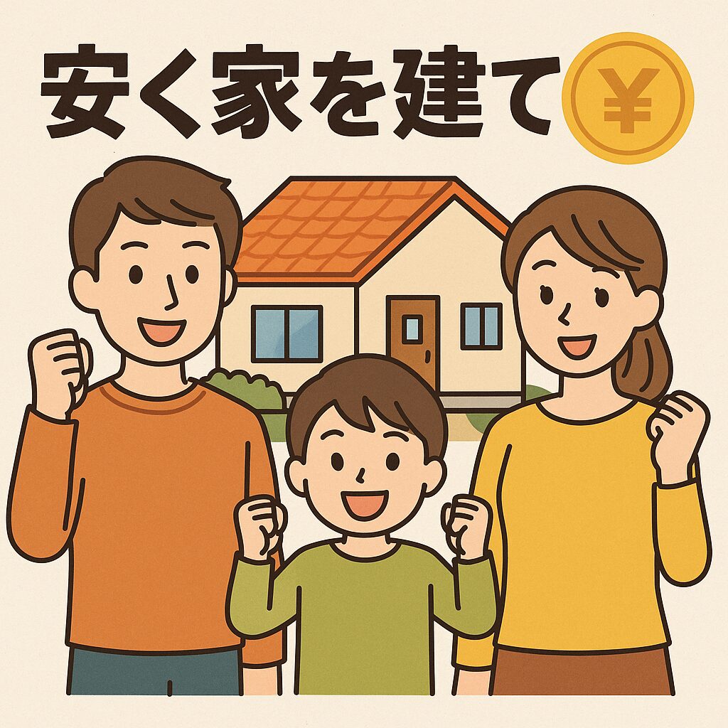 安く家を建てる