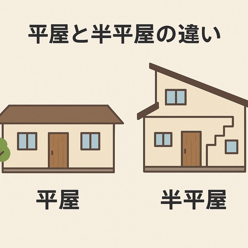 平屋と半平屋の違い