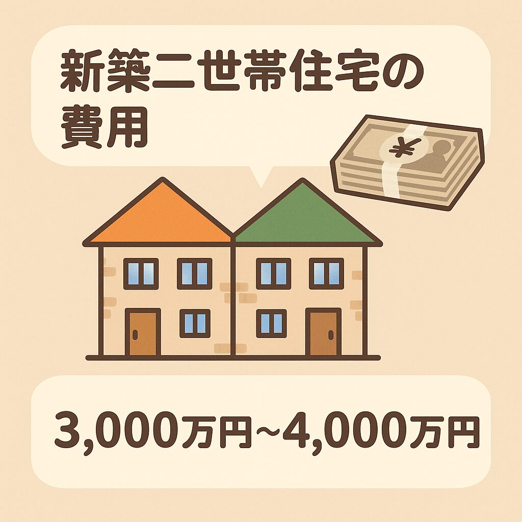 新築２世帯住宅の費用