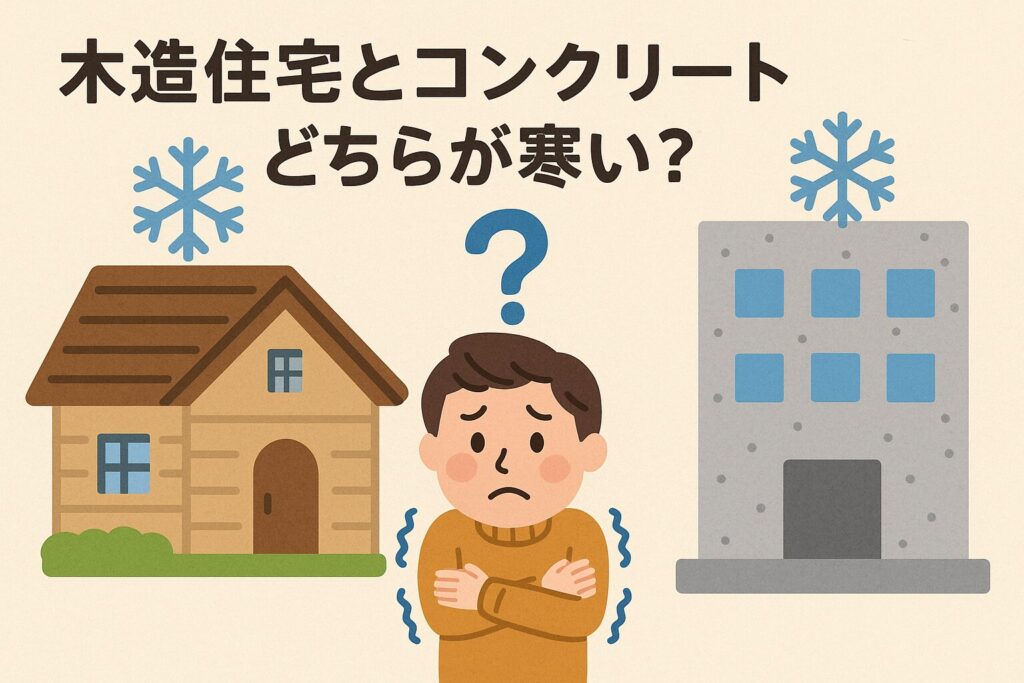 木造住宅とコンクリートどちらが寒い