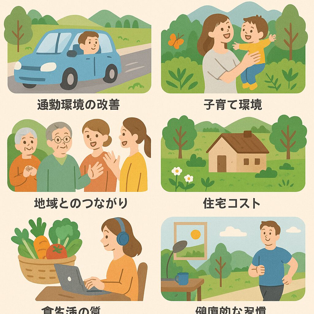 田舎移住のメリット