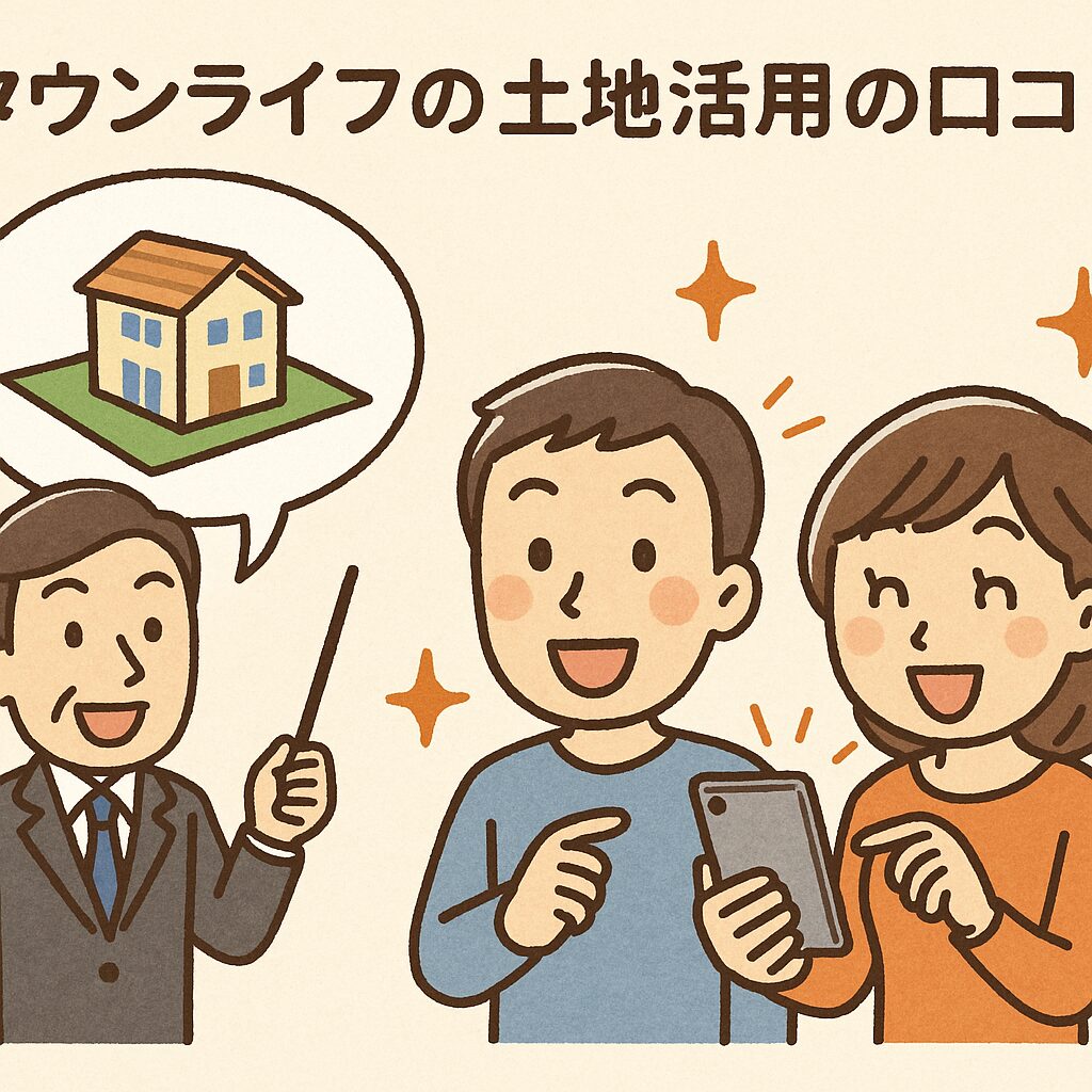 タウンライフの土地活用の口コミ